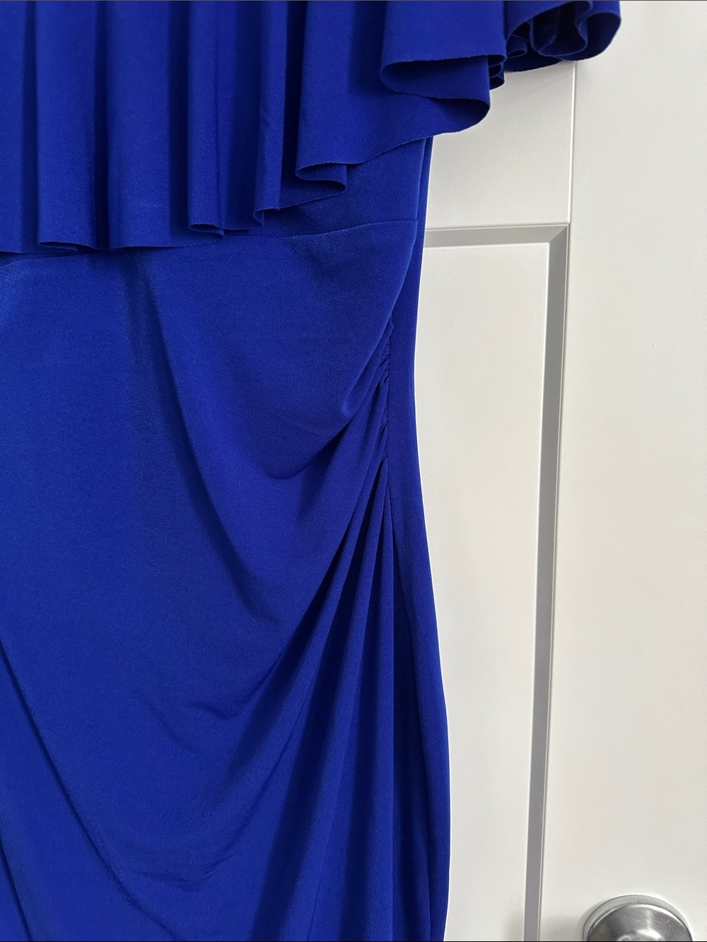 Midi Dress in Royal Blue NWOT - Picture 3 of 6